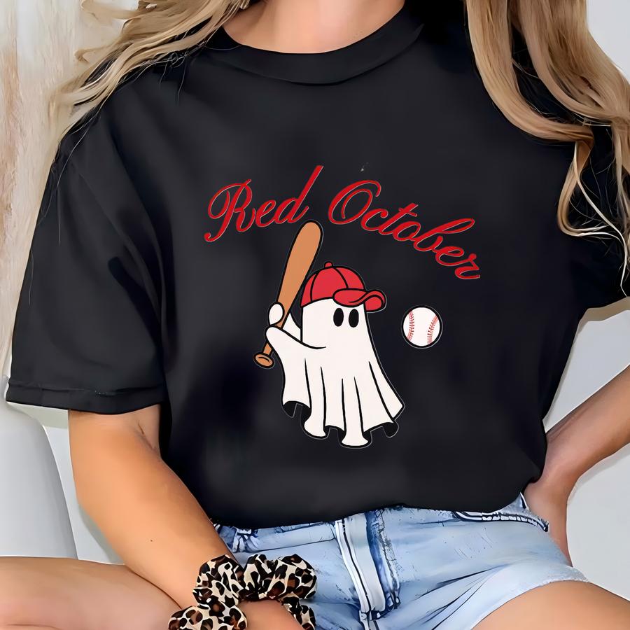 Philadelphia Baseball Red October Crewneck Sweatshirt, Unisex Hoodie, Sports Fan Top, Baseball Apparel, Gift For Philly Fan T-shirt