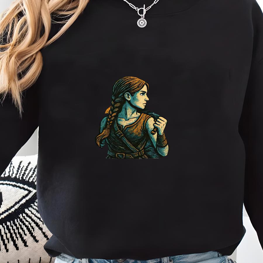 Metal Slinger Tee, Fire And Metal Series, Rachel Schneider, Officially Licensed, Romantasy, Kenta, To Be Alaha, Bookish Merch Sweatshirt