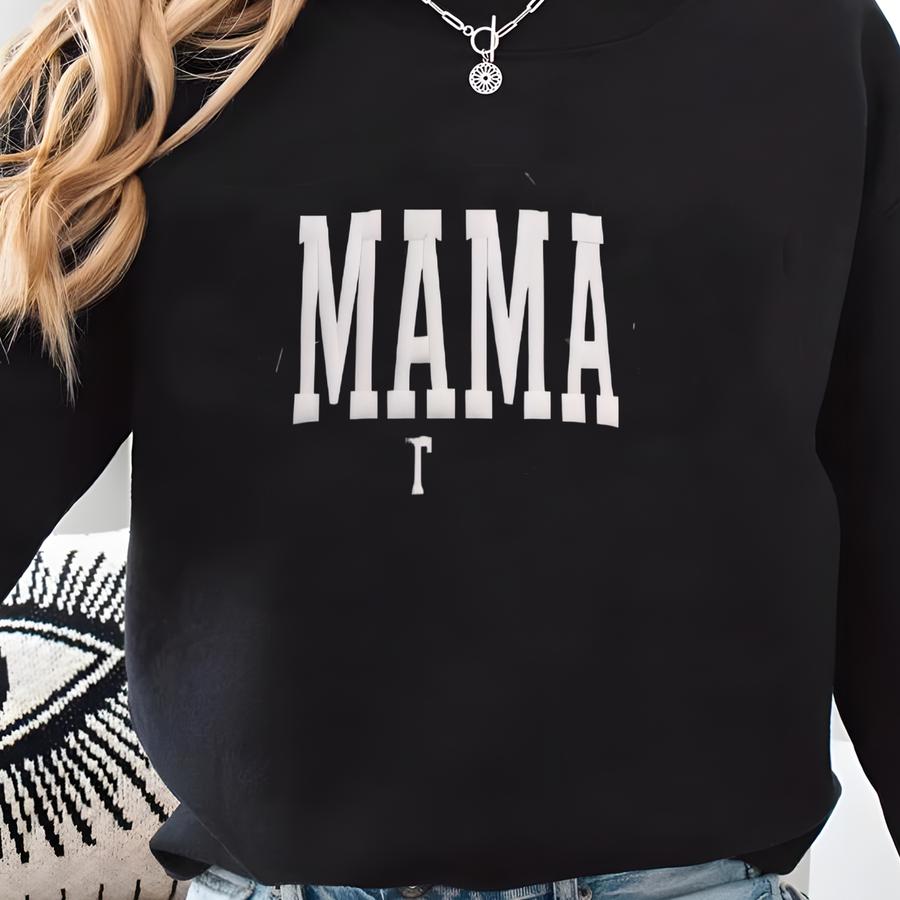 Mama Hat With Custom Year Denim Adjustable Cap Gift For Mom New Mom Gift Mama Life Hat Motherhood Vintage Style Womens Hat Sweatshirt