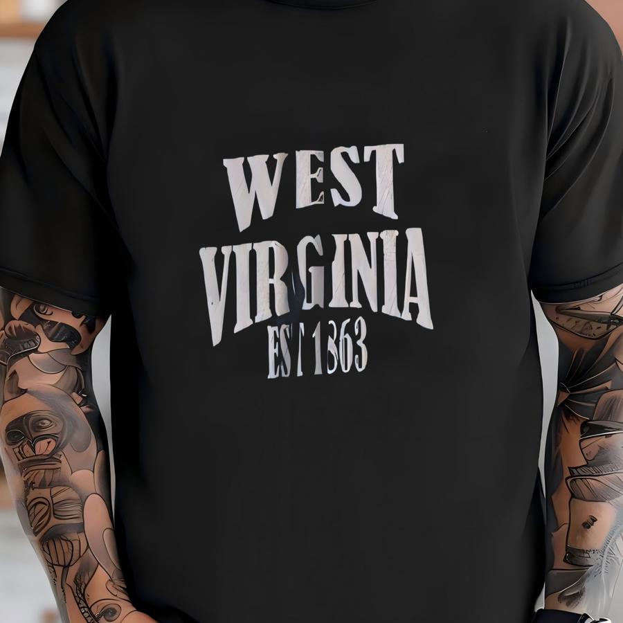 West Virginia Hoodie: Unisex Cotton Blend, Traveler Style T-shirt