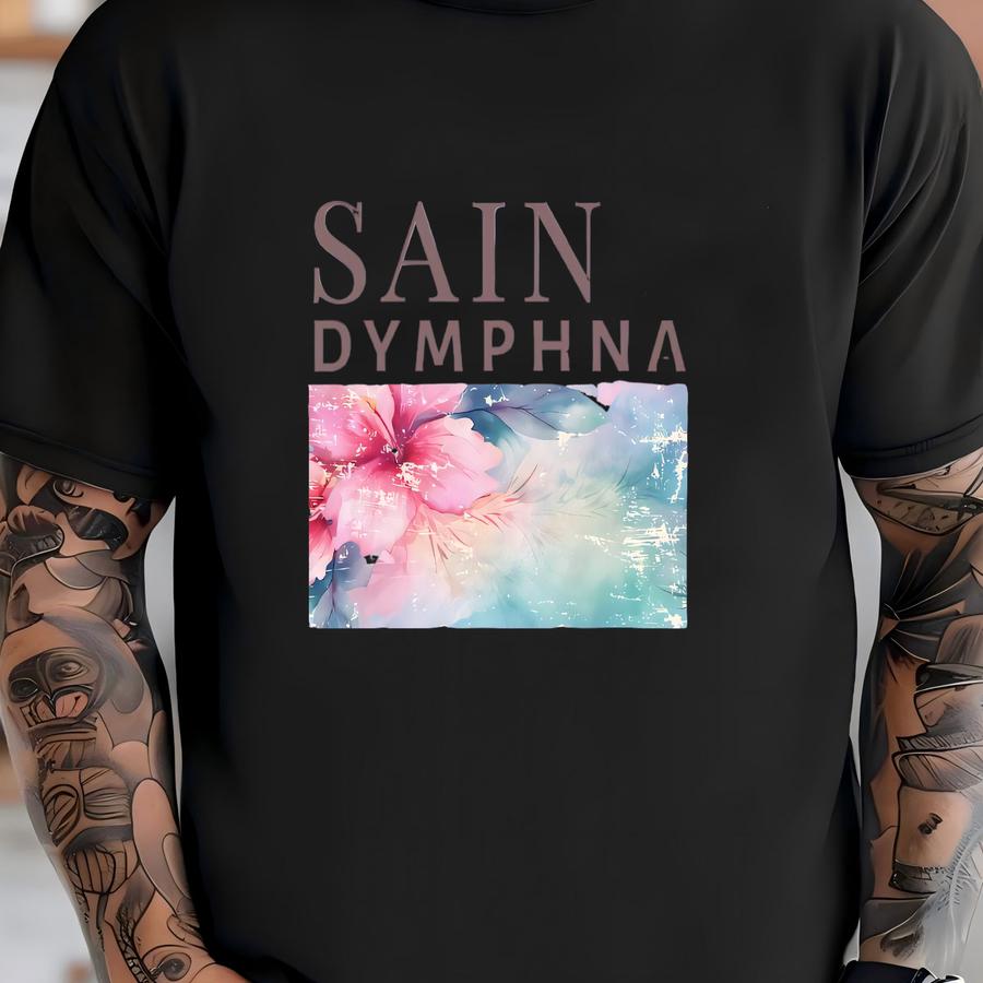 Saint Dymphna Sweatshirt: Catholic Mental Health Apparel T-shirt