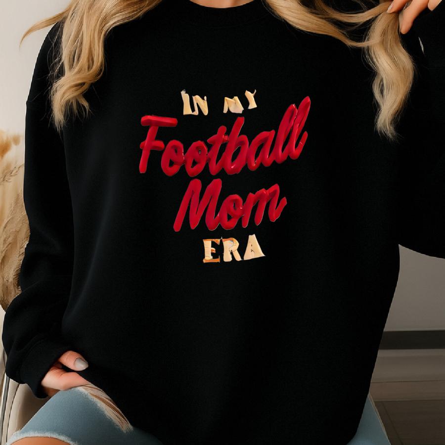 In My Mom Era 3d Puff Vintage Trucker Hat // Puff Trucker Hat, Custom Cursive Hat, Sports Hat, Custom Sports Hat, Football Mom Sweatshirt