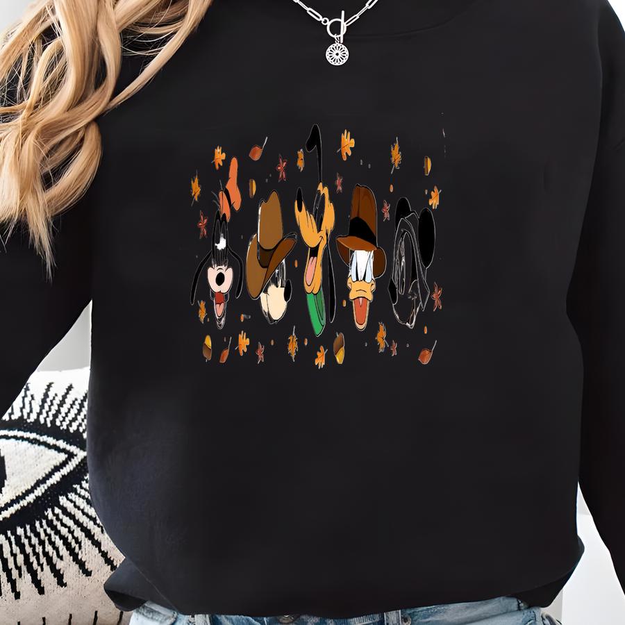 Friends Halloween Shirt, And Friends Fall Shirt, Retro Thanksgiving Sweat, Halloween Tees,fall Sweatshirt Sweatshirt