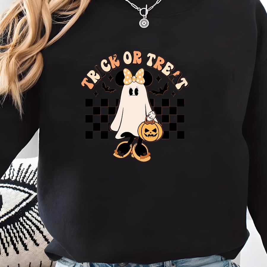 Trick Or Treat Halloween Kids Shirt, Shirt, Brother Sister Shirt, Spooky Season Shirt, Pumpkin Shirt,  Spooky Tee Sweatshirt