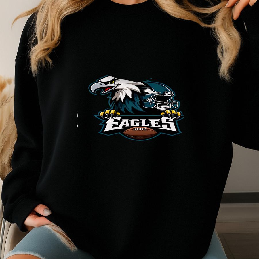 Philadelphia Eagle Football Hoodie, Green Game Day Sweatshirt, Bird Gang Fan Outfit, Sundays Are For The Birds Hoodie, Fall Football Gift Sweatshirt