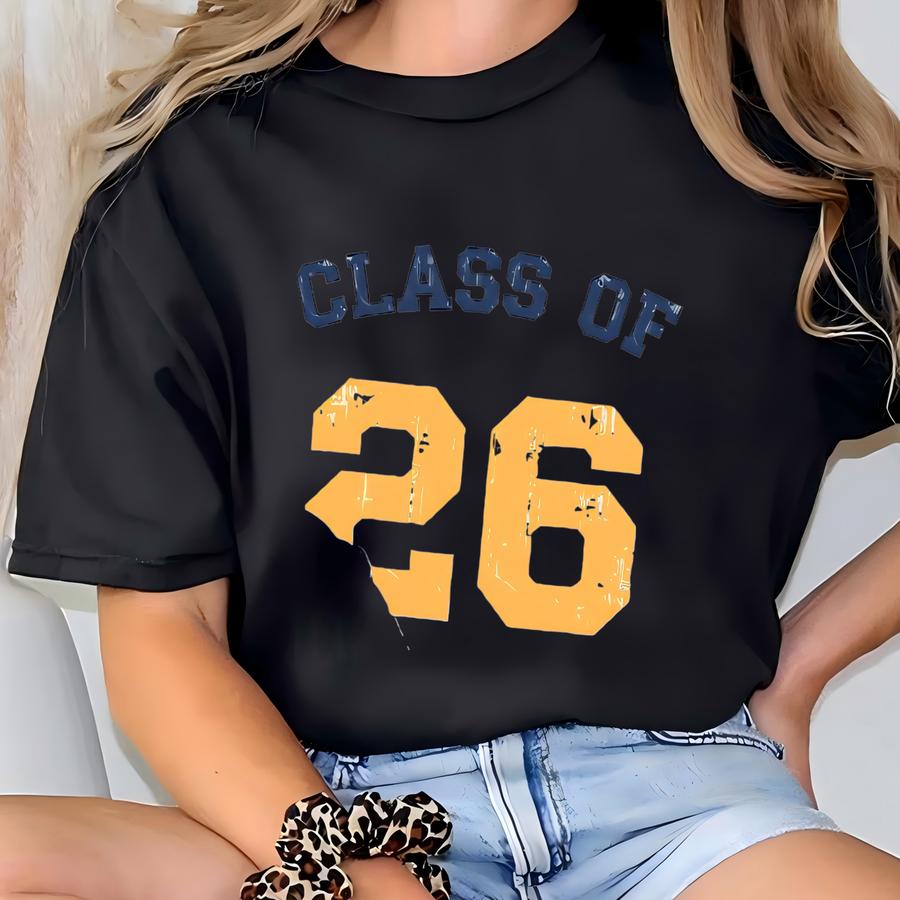 Custom Senior Shirt For High School Senior Class Of 26 Custom School Name And Colors Senior Group Sweatshirt Unisex Tshirt Personalized Tee T-shirt