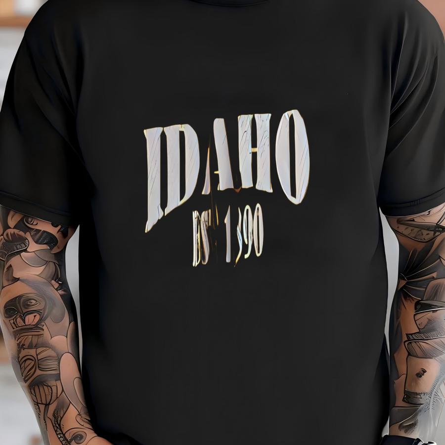 Y Hoodie Idaho Gift, Unisex Heavy Blend™, Stylish Font, Perfect Travelers, Custom State Design, Text, Cotton Trust T-shirt