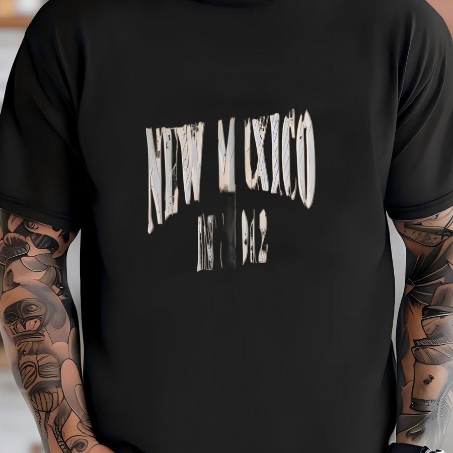 Y Hoodie New Mexico Gift, Unisex Heavy Blend™, Stylish Font, Perfect Travelers, Custom State Design, Text, Cotton Trust T-shirt