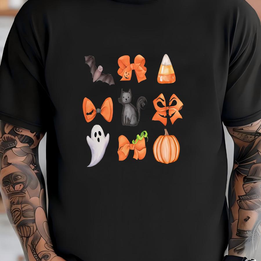Coquette Halloween Svg | Halloween Svg | Spooky Season Svg | Tshirt Design | Cute Halloween Design T-shirt