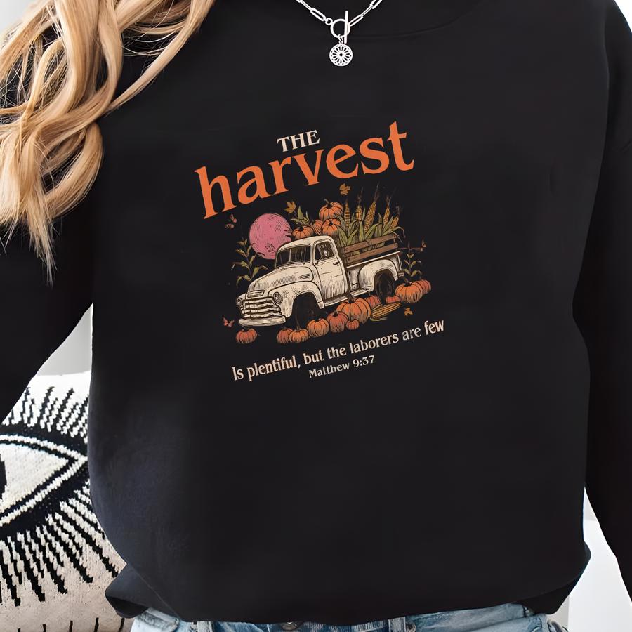The Harvest Sweatshirt, Bible Verse Fall Shirt, Cozy Sweatshirt, Cozy Season Shirt, Fall Gift, Fall Season Sweater, Fall Shirt, Fall Sweater Sweatshirt