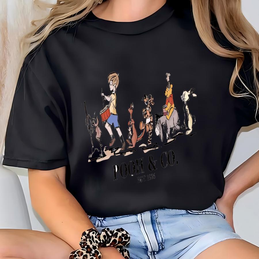 And Friends Hoodie, Shirt, Pooh Bear And Co Tee, Pooh Co Est1926 Shirt, Tsf079 T-shirt