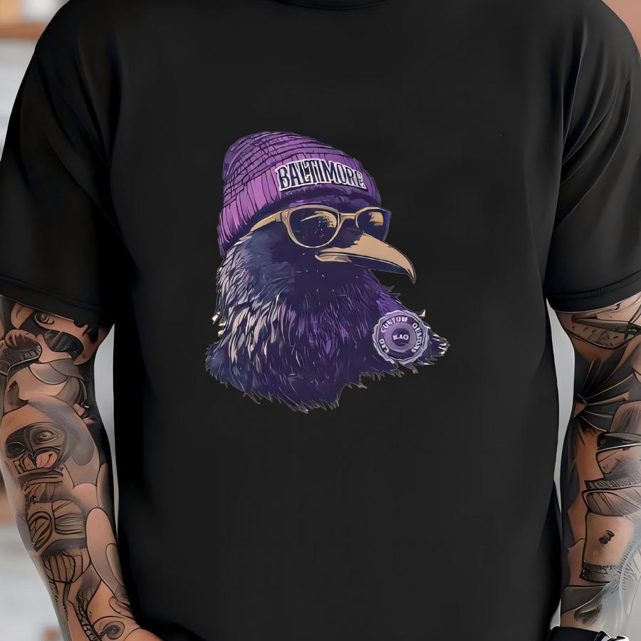 Baltimore Football Baby : Raven Toddler Hoodie, Kids Game Day Tee T-shirt