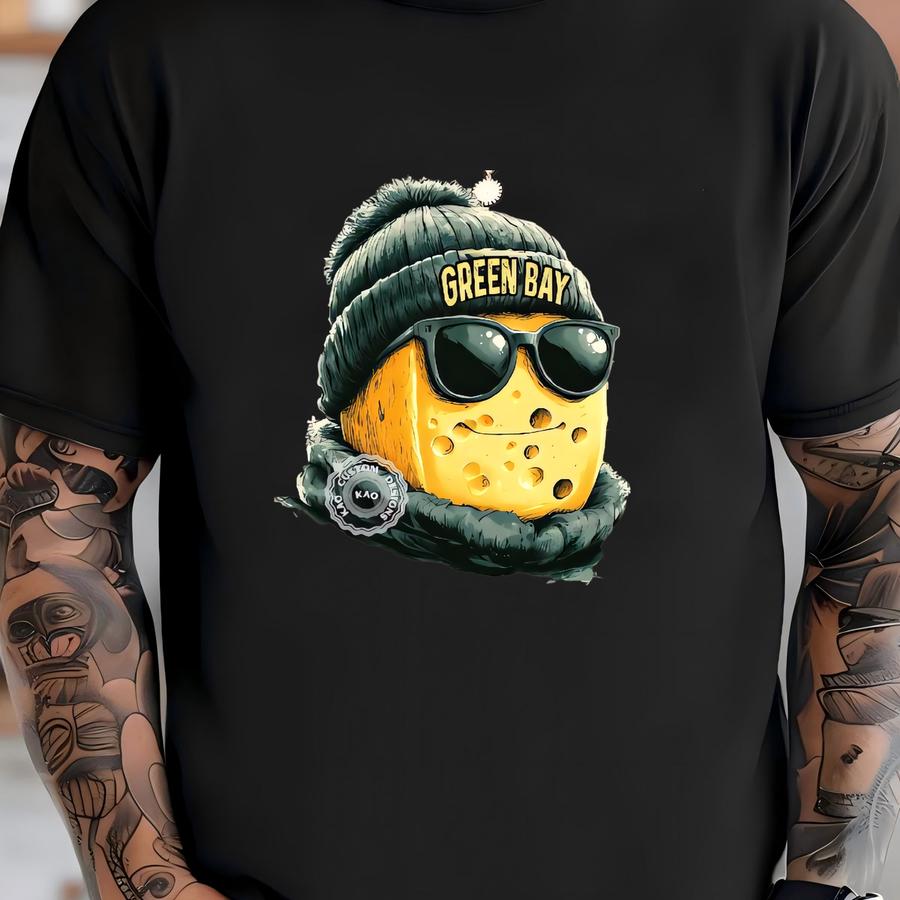 Green Bay Football Mascot Hoodie: Packer Spirit Shirt, Game Day Tee T-shirt