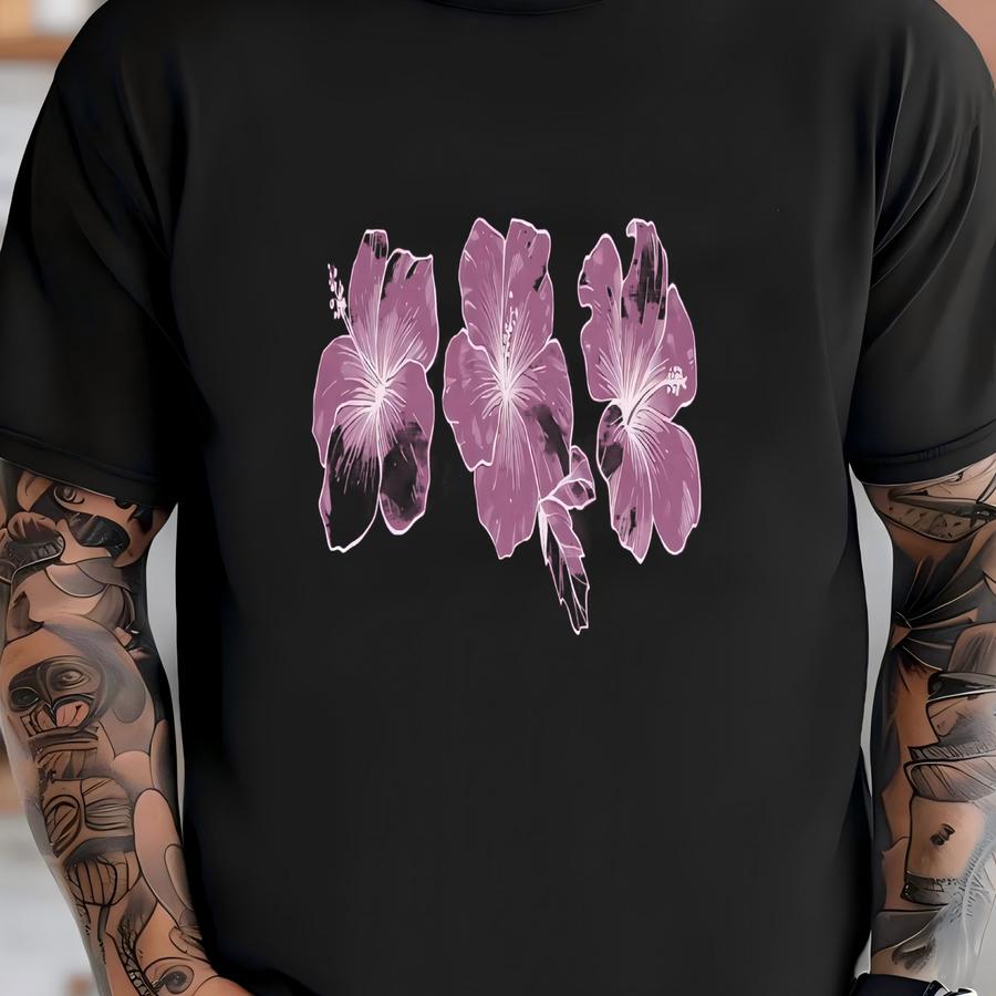 Hibiscus Flower Hoodie: Tropical Hawaiian Vibes T-shirt