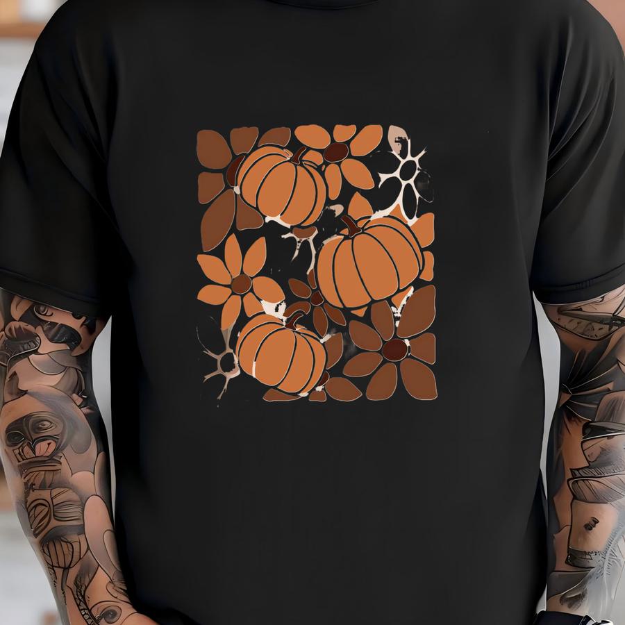 Retro Pumpkin Season Tshirt, Cute Pumpkin Season Shirt, Pumpkin Patch Tee, Pumpkin Season Sweatshirt, Cozy Fall Sweatshirt, Women Fall Gift T-shirt