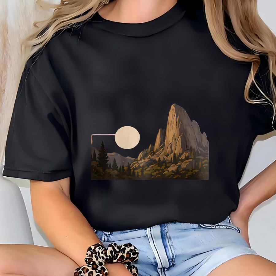 Retro Pinnacles National Park Shirt Sweatshirt Hoodie, California Hiking Gift, Mountain Sunset Tee, Nature Lover Wear, Outdoor Adventure Top T-shirt