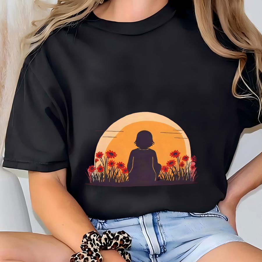 Find Me In The Flowers Hoodie: Unisex Heavy Cotton Tee For Nature Lovers T-shirt