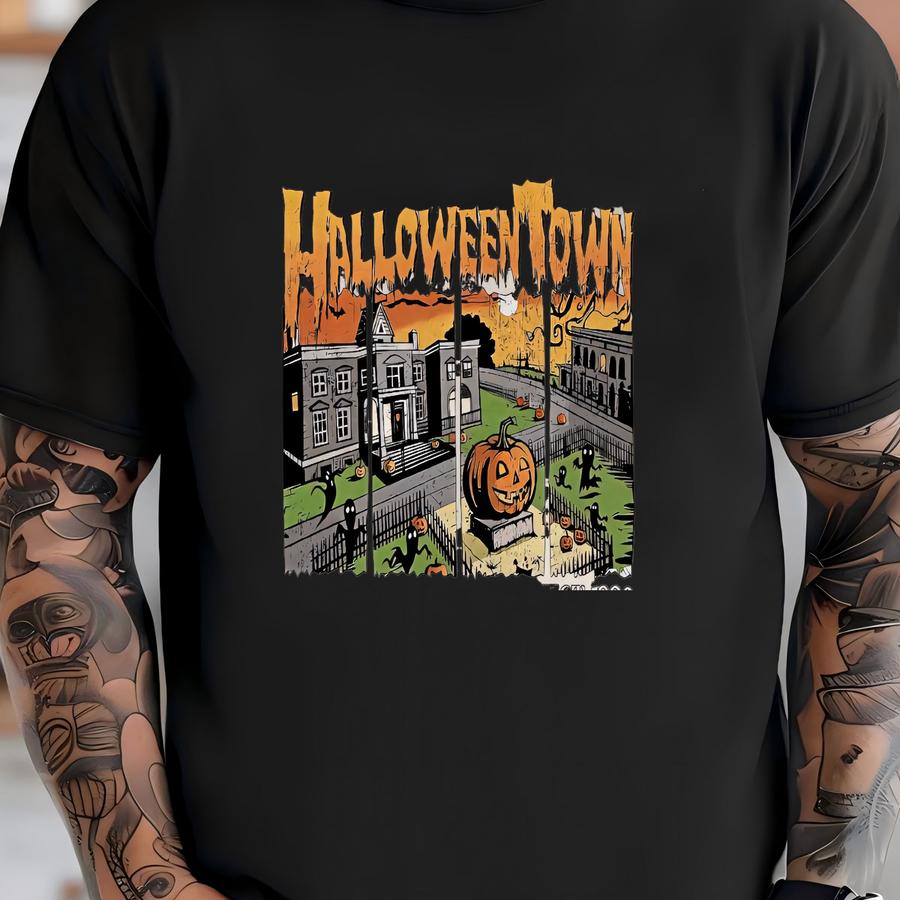 Vintage Halloween Town Est 1998 Hoodie T-shirt