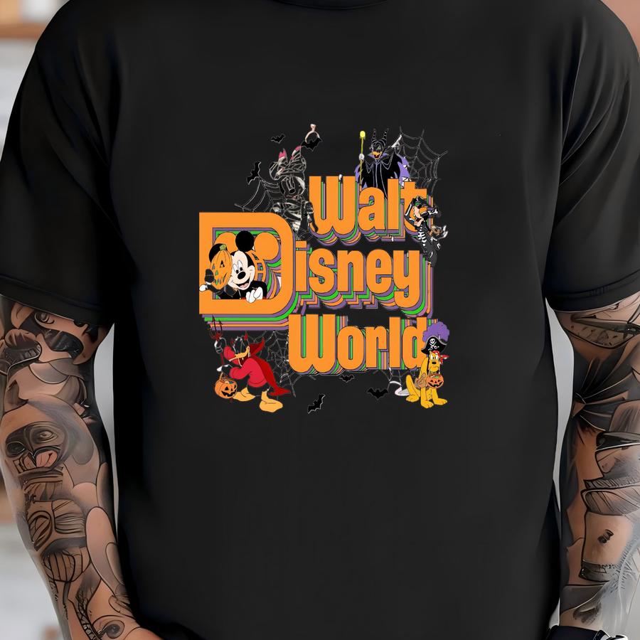 Walt World Halloween Shirt, Trick Or Treat  Hoodie , Kids Halloween Apparel, Spooky Tee Cozy Fall Shirt T-shirt