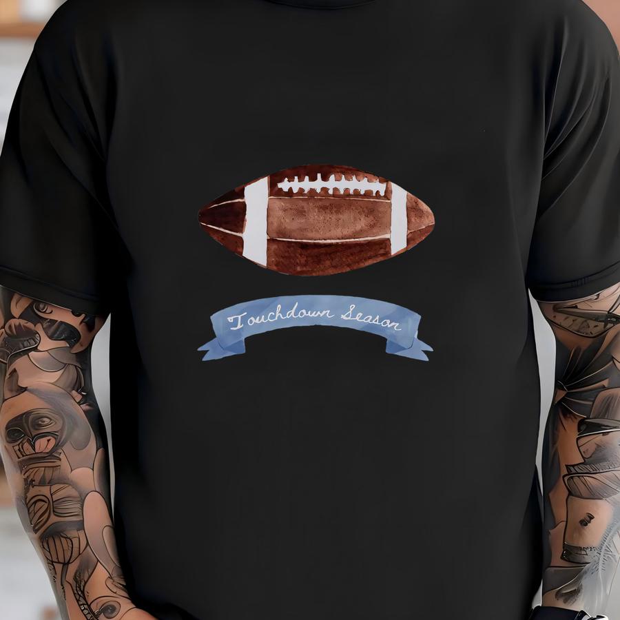 Touchdown Season Stripes Svg | Game Day | Football | Team | Coquette | Mom | Teacher | Tshirt | Digital T-shirt