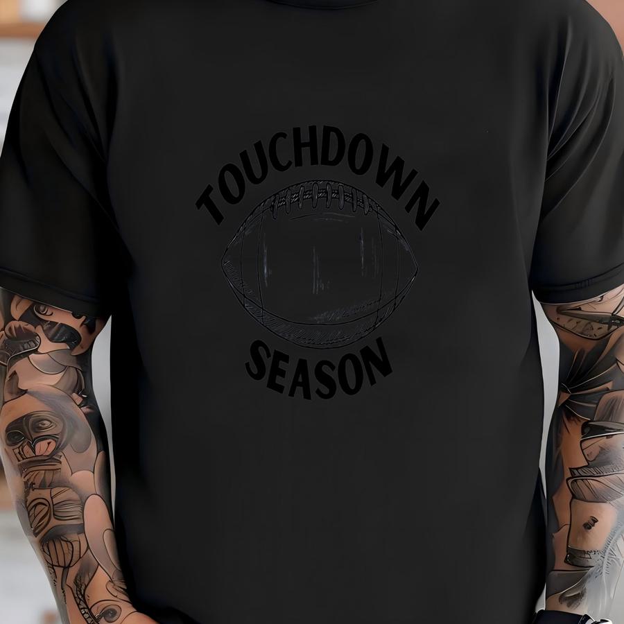 Touchdown Season Svg | Game Day | Football | Team | Coquette | Mom | Teacher | Tshirt | Digital T-shirt
