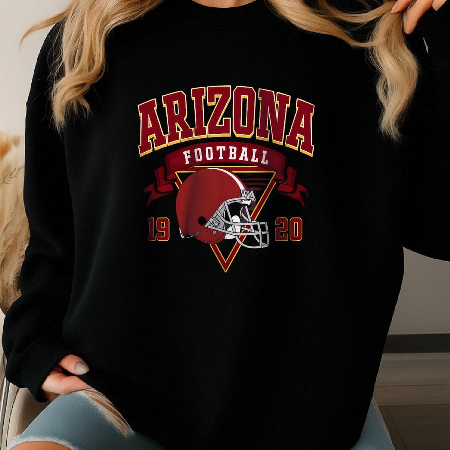 Arizona Football Sweatshirt, Vintage Style Arizona Football Crewneck, Arizona Football Crewneck, Arizona T-shirt, Sunday Football Shirt Sweatshirt
