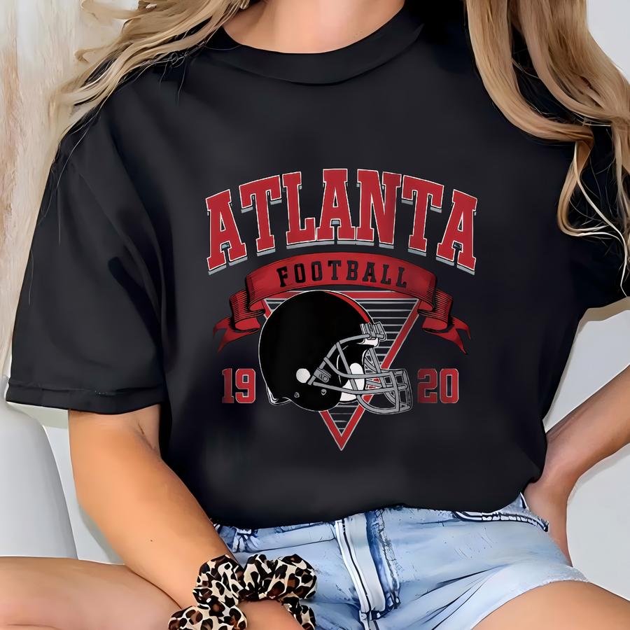 Atlanta Football Sweatshirt, Vintage Style Atlanta Football Crewneck, Atlanta Football Crewneck, Atlanta Hoodie, Sunday Football Shirt T-shirt