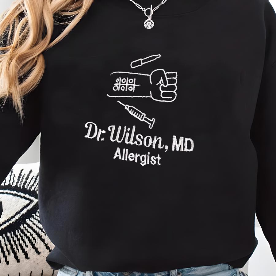 Custom Allergist Immunology Medical Quarter Zip Sweatshirt – Name, Credentials, Title Allergy Testing Design (s-3xl, Unisex) Sweatshirt