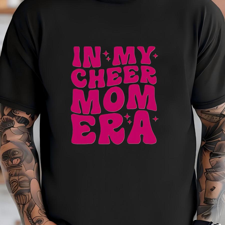 In My Cheer Mom Era Trucker Hat // Unbeatable Quality And Price // Glitter Puff Available // Can Do Team Hats T-shirt