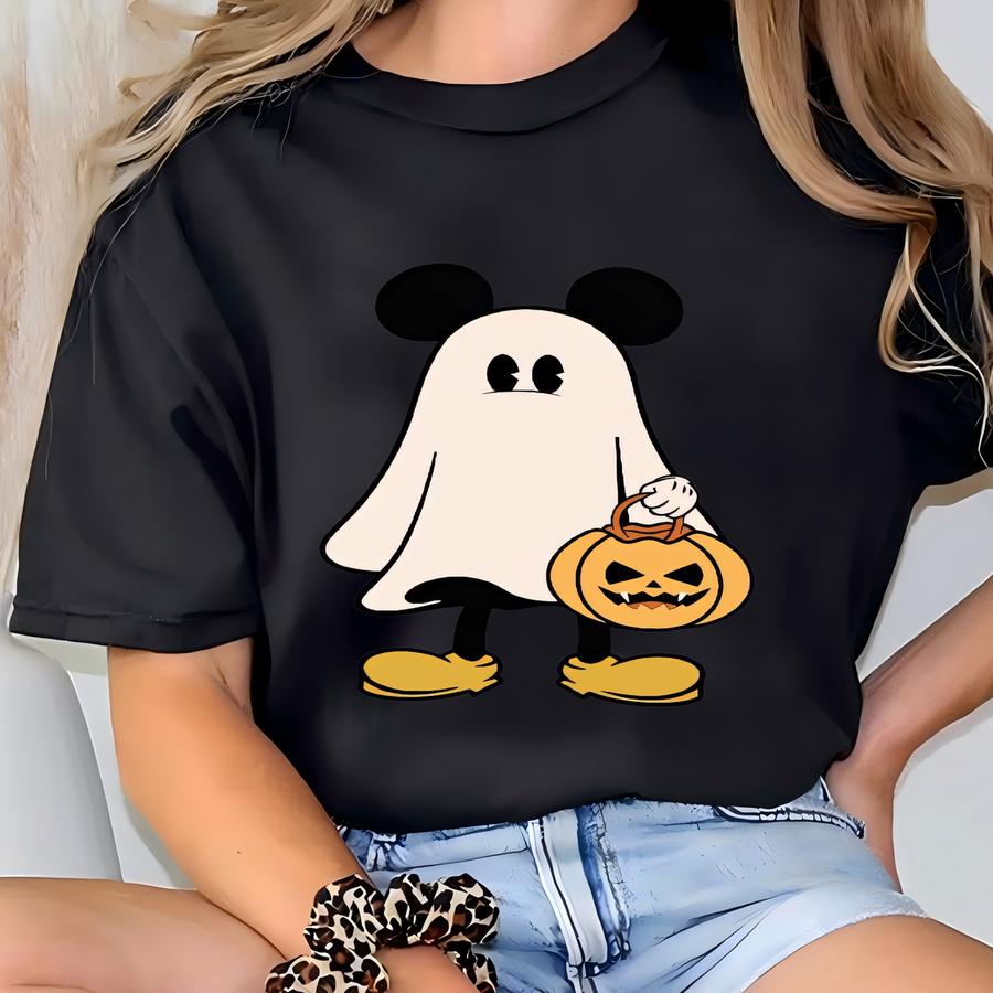 ® Retro  Halloween Couple Shirts, Spooky Season And Halloween Shirt, Pumpkin Boo Tee, Tsf082 T-shirt