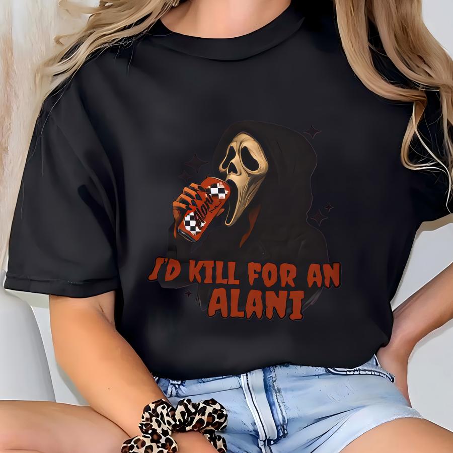 Spooky Alani Graphic Tee: Unisex Horror Halloween Shirt T-shirt