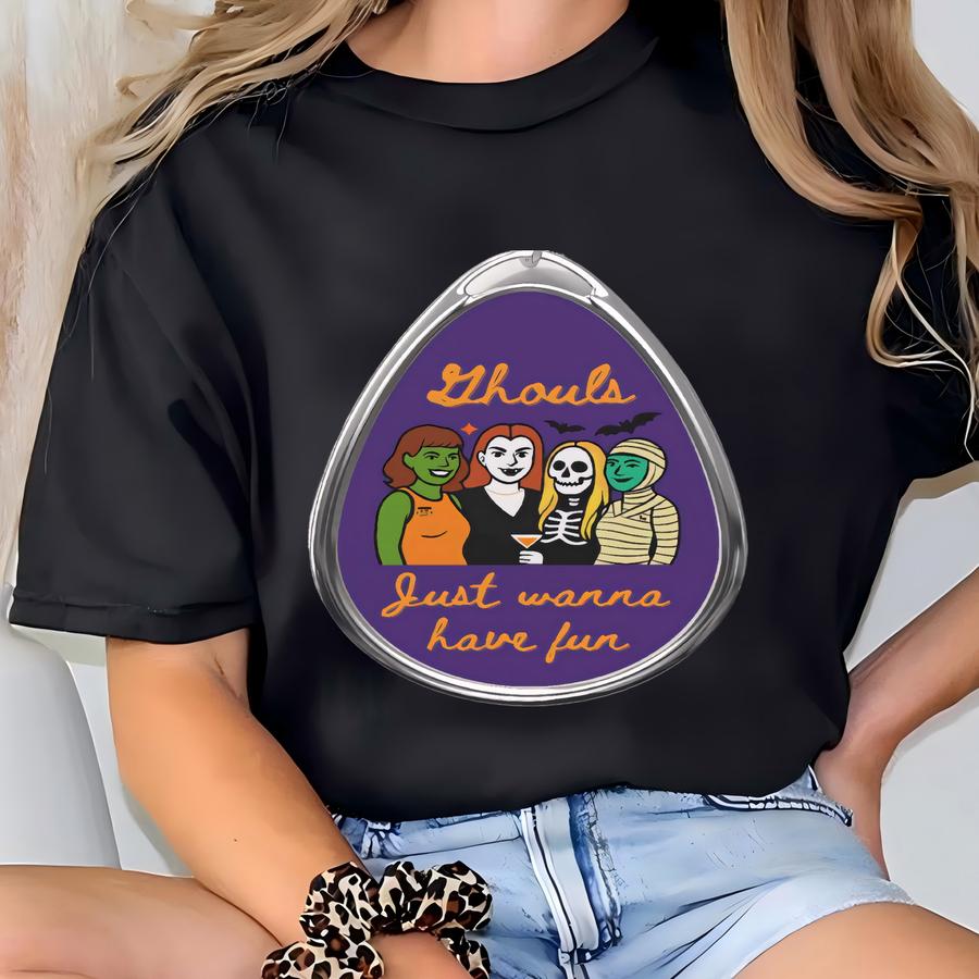 Ghouls Wanna Have Fun Halloween Girlfriend Gift Necklace For Fun Party Gatherings With Halloween Spirit T-shirt
