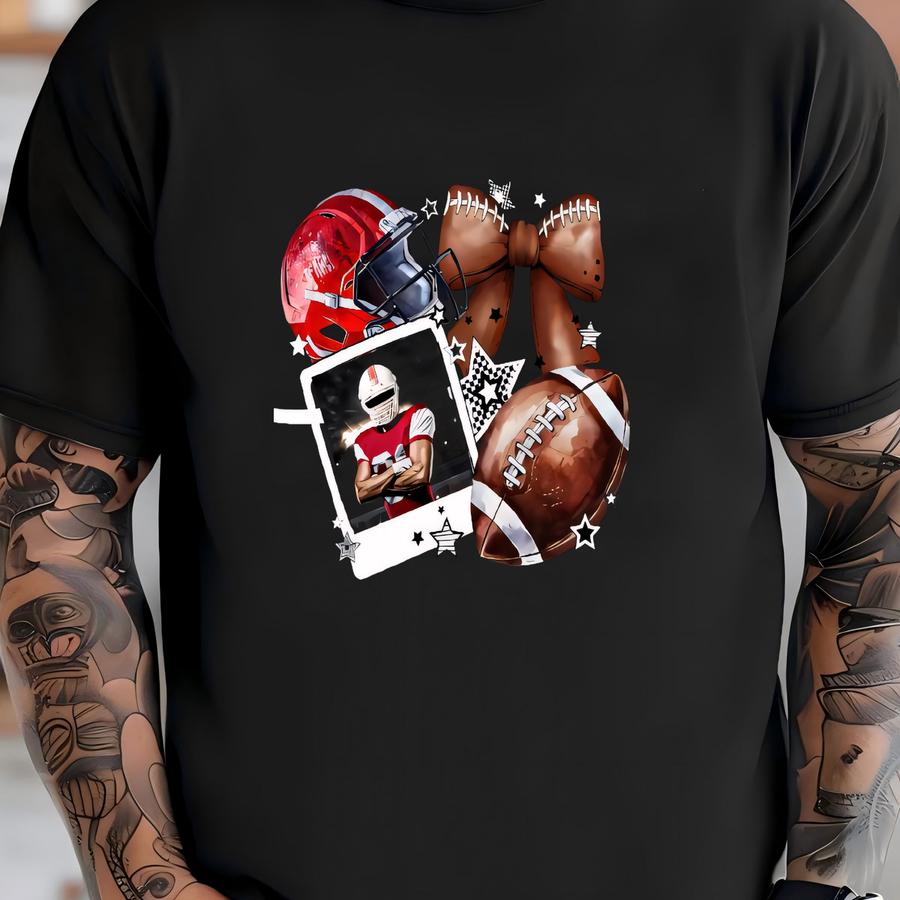 Custom Picture Football Hoodie: Personalized Player Shirt T-shirt