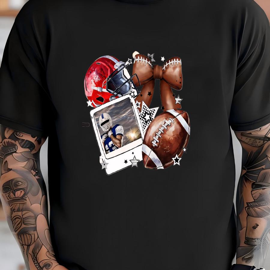Custom Picture Football Hoodie: Personalized Player Shirt T-shirt