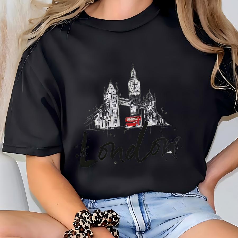 Vintage London Tee: Retro Uk Travel Shirt T-shirt