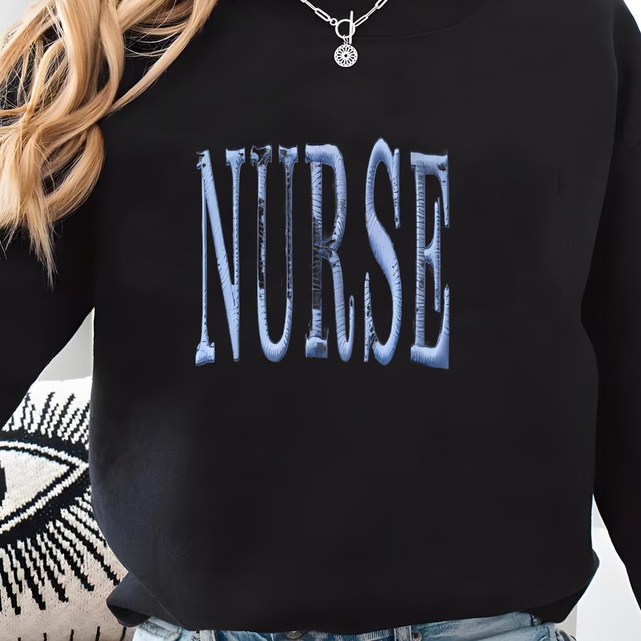 Custom Occupation Crewneck, Minimalist Profession Sweatshirt, Career Gift For Nurse, Job Title Graduation Gift Sweatshirt