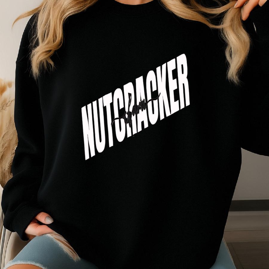 Personalized Nutcracker Sweatshirt, Custom Nutcracker Ballet Gift, Ballerina Crewneck, Mens Dance Shirt, Dance Teacher Shirt, Ballet Sweater Sweatshirt
