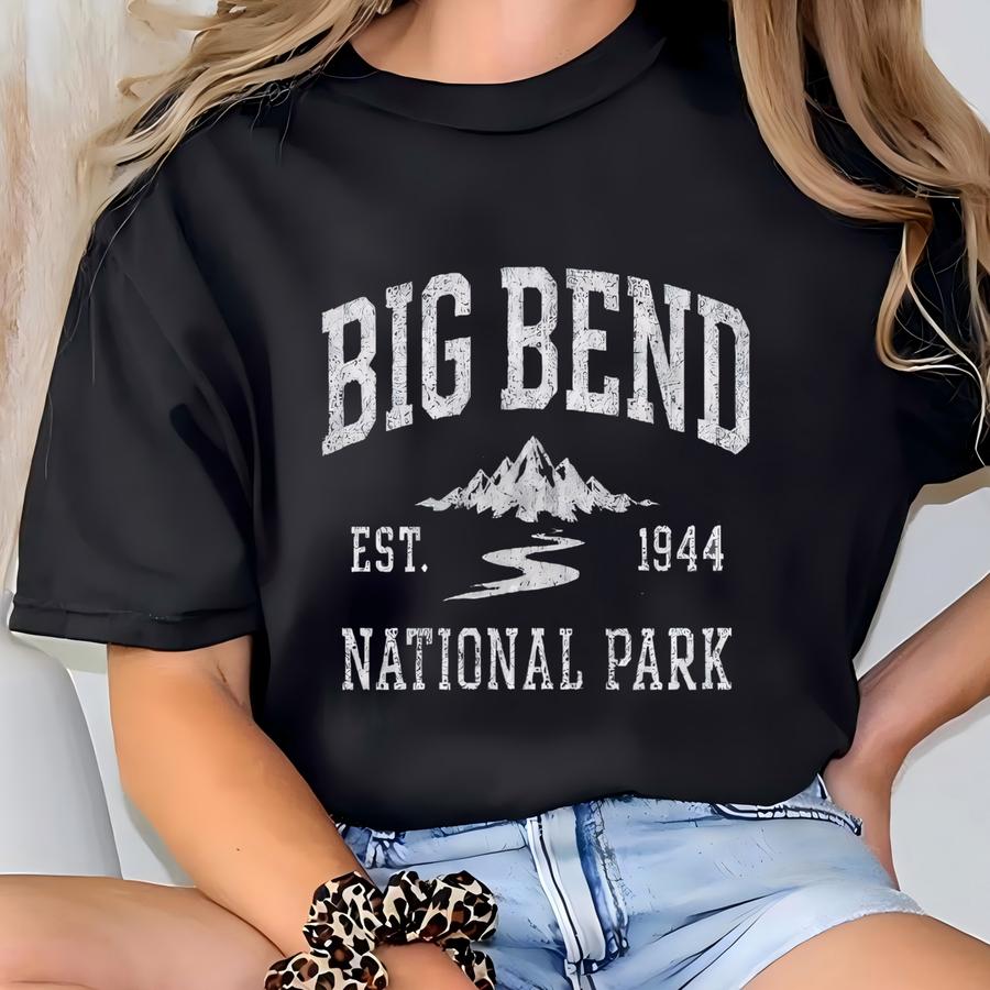Big Bend National Park Shirt: Vintage Hiking Tee T-shirt