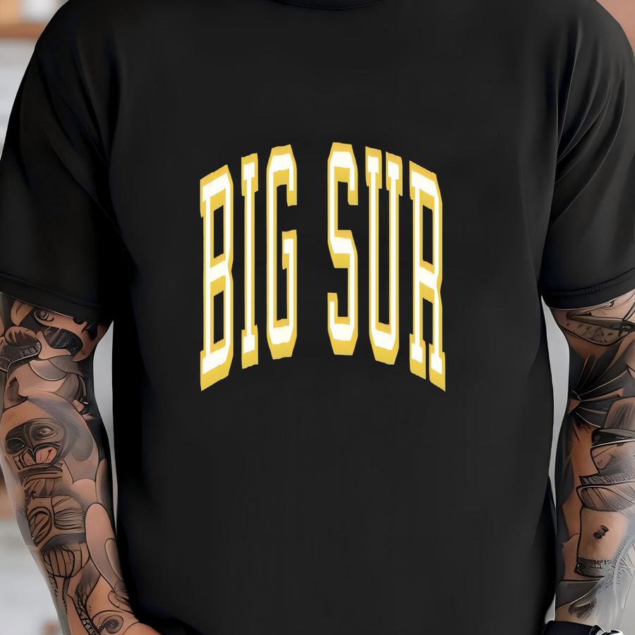 Big Sur Tee, Big Sur California, Big Sur Gift, Big Sur Travel, T-shirt