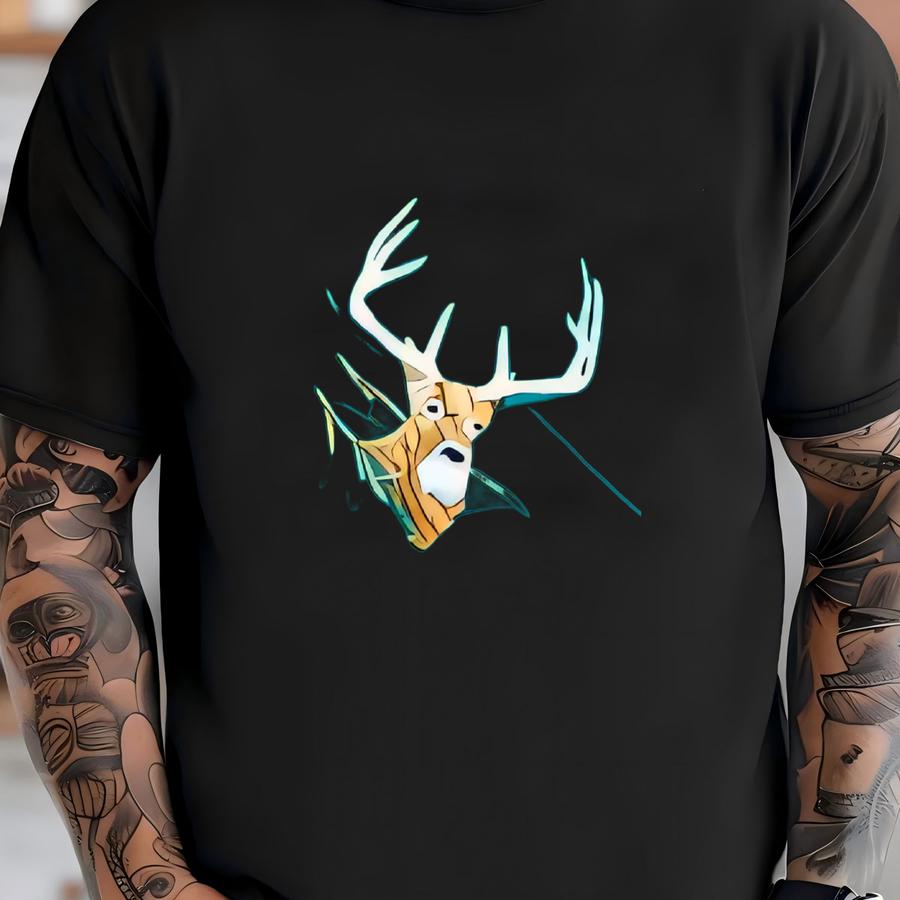 Vintage 1990's Cabela's Whitetail Deer Button Down Field Shirt / Green / Xl T-shirt