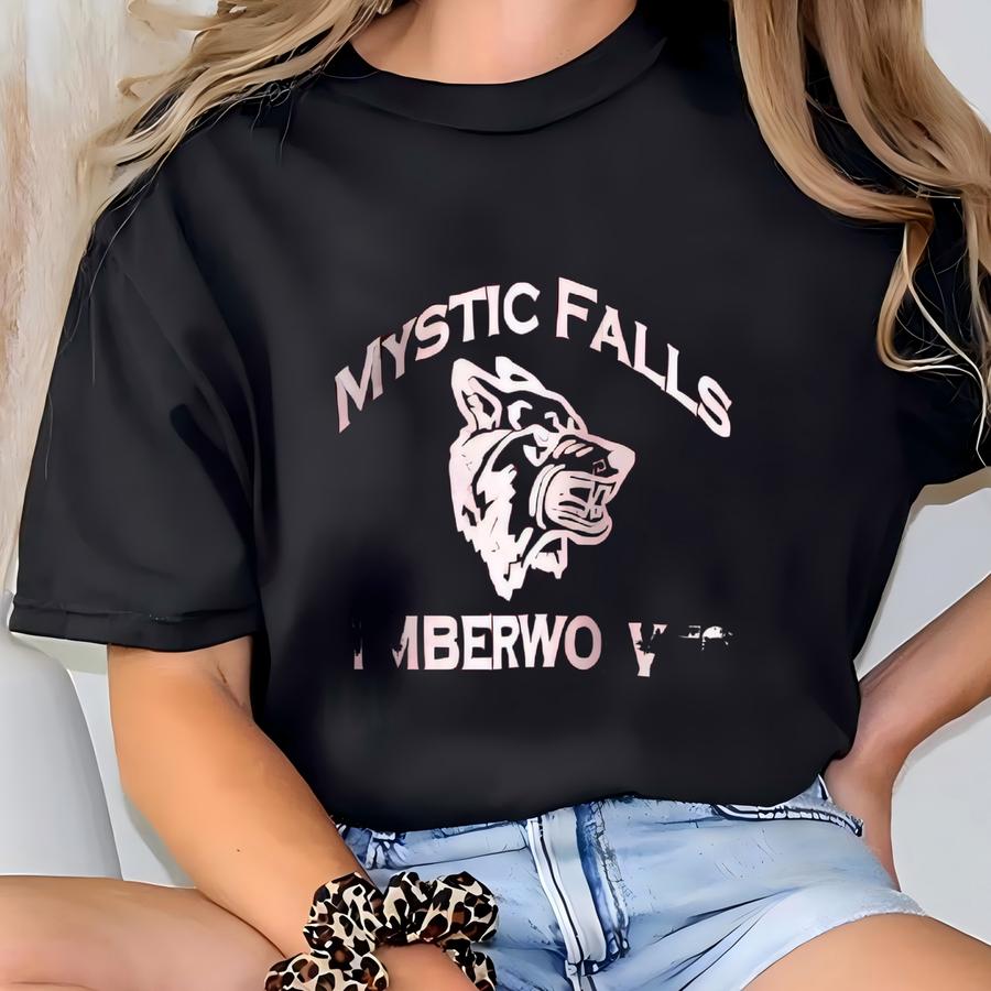 Vintage Distressed Mystic Falls Hoodie Mystic Falls Sweater Pullover Streewear Nicenmaroon Colour Size X-large T-shirt