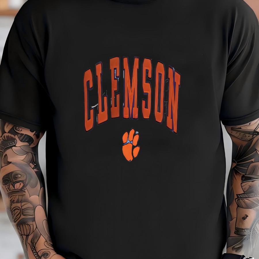 Vintage 90s Clemson Tigers Sweatshirt: Ncaa Crewneck Pullover, Size L T-shirt
