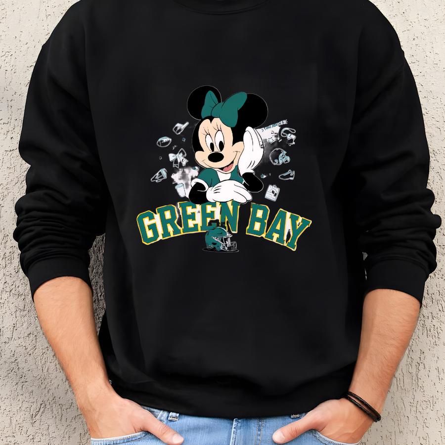 Green Bay Football Kids T-shirt | Custom Name Number Jersey | Toddler Youth Sports Fan Tee Sweatshirt