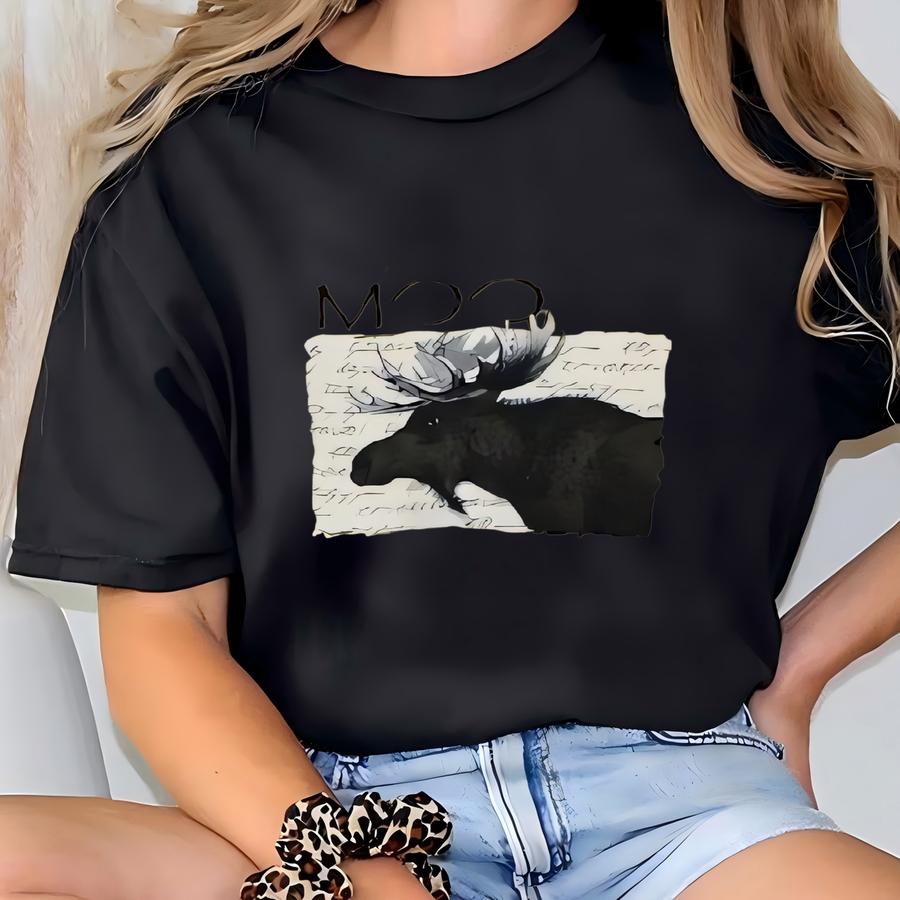 Vintage Moose Deer Wildlife Animal Sweatshirt Moose Deer Nature Printed Jumper Deer Wildlife Animal American Legend Crewneck Xl T-shirt