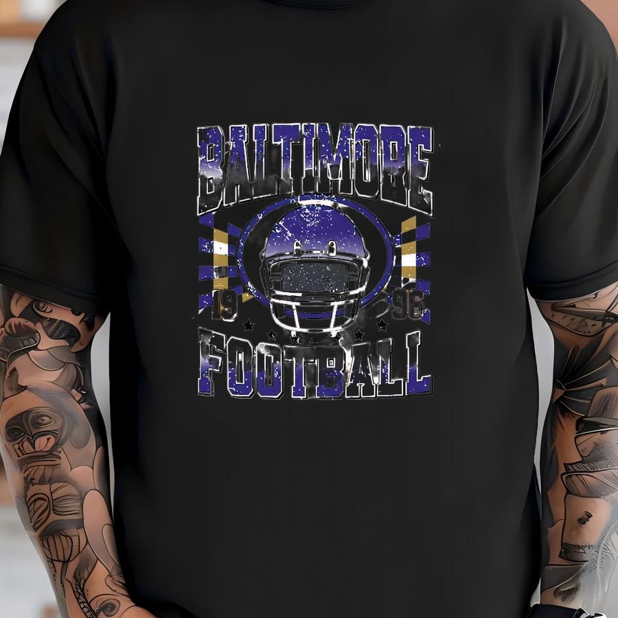 5 Files Png Vintage Baltimore Football, Game Day Png, Seattle Football Png, Sports Design, Sublimation Football Graphic, Game Day Png T-shirt