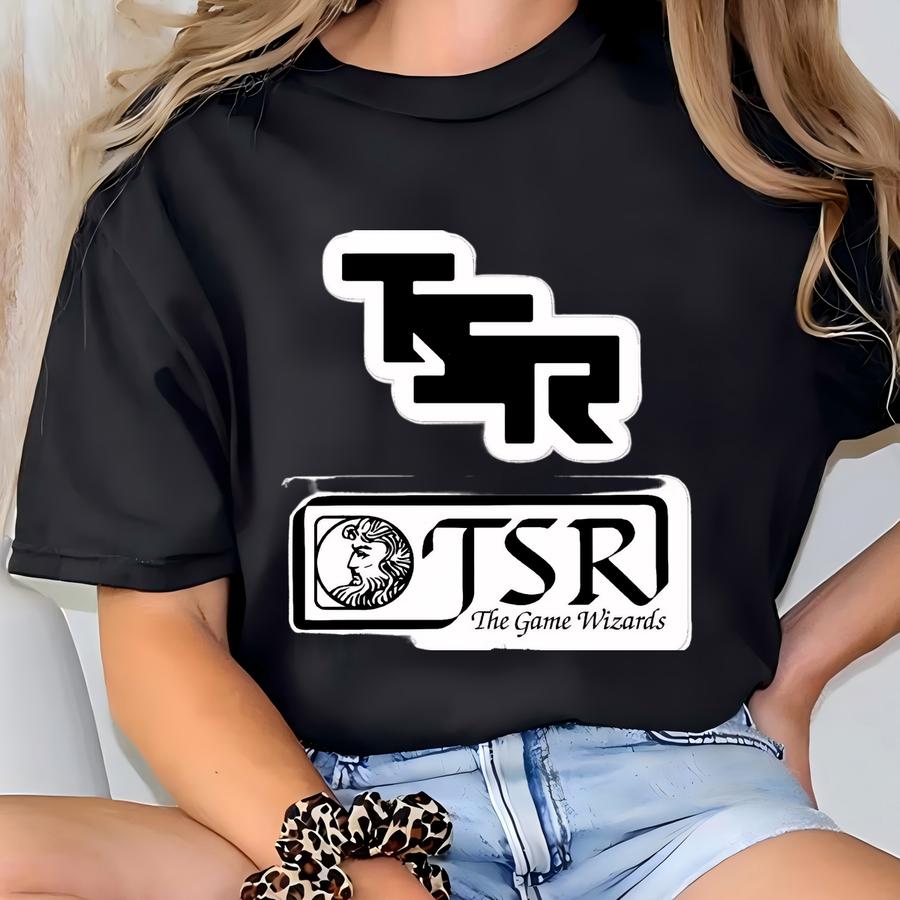 Tsr The Game Wizards Retro Sticker - Bygone Brand T-shirt