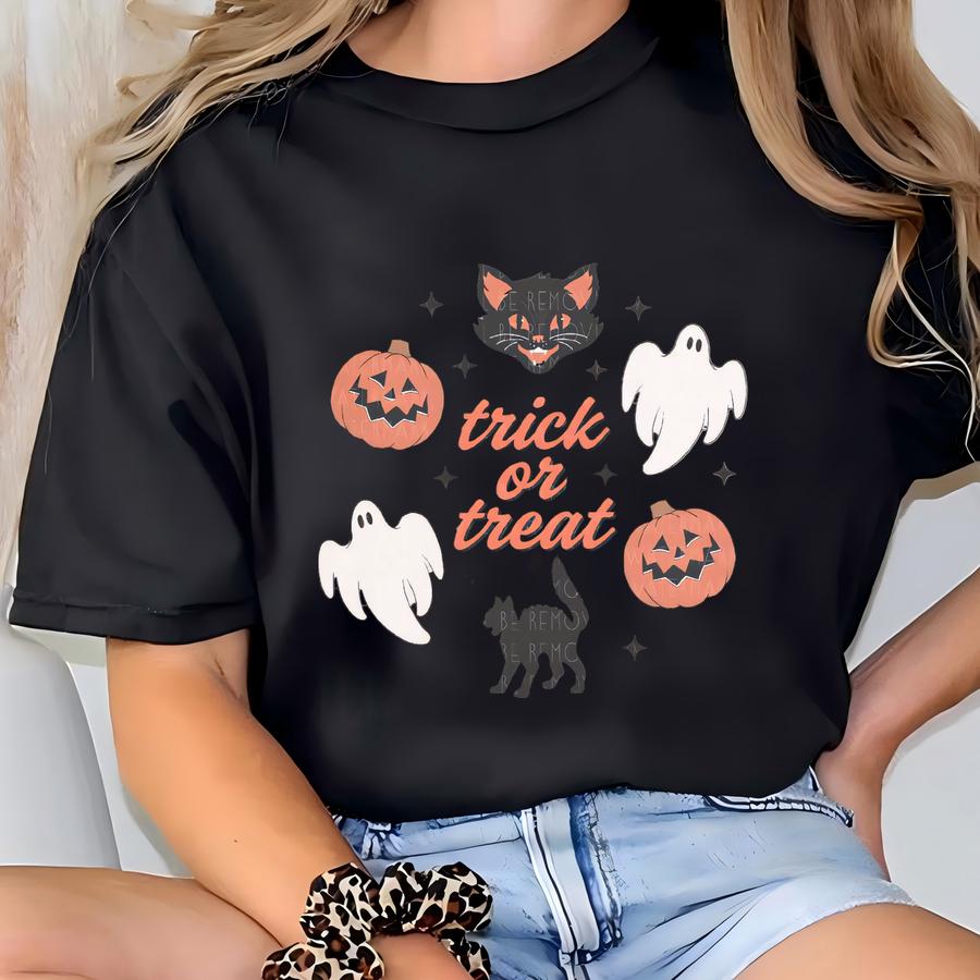 Halloween Shirt Trick And Treat Shirts T-shirt