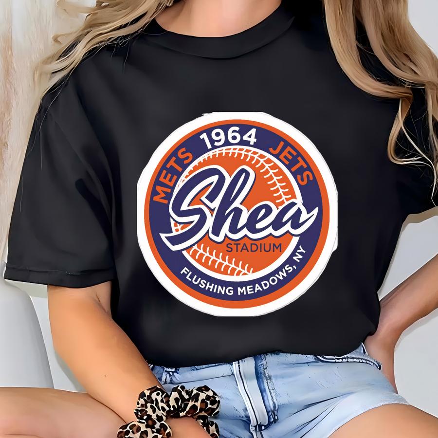 Shea Stadium New York Retro Sticker - Bygone Brand T-shirt