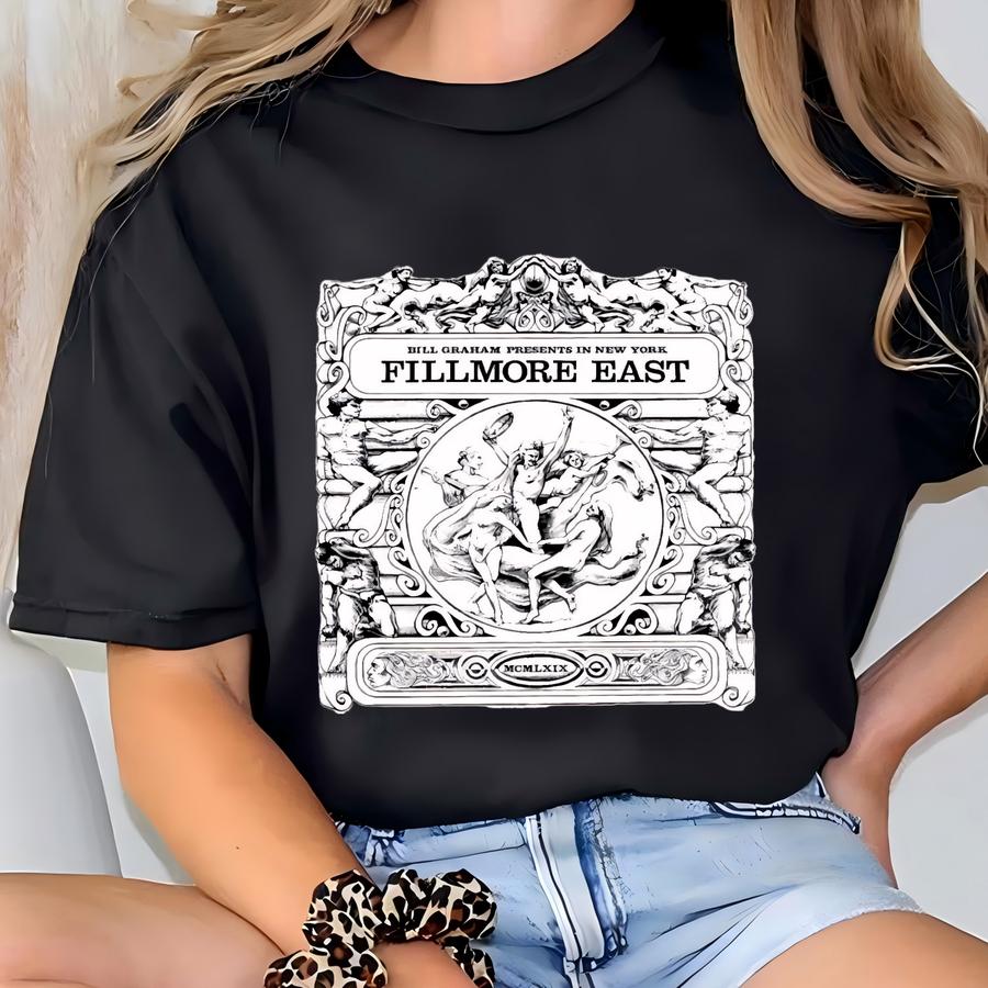 Fillmore East New York Retro Sticker - Bygone Brand T-shirt