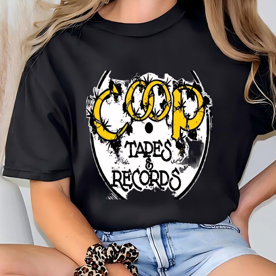Co-op Records Retro Sticker - Bygone Brand T-shirt